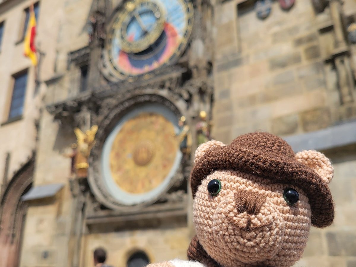 The Nightwatchbear's first stop - Astronomical Clock