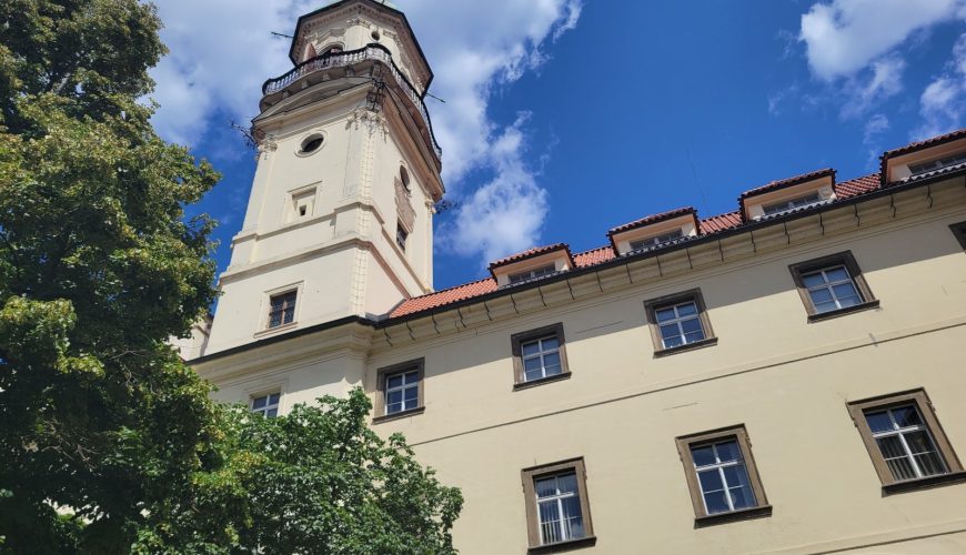 Front view of Klementinum.