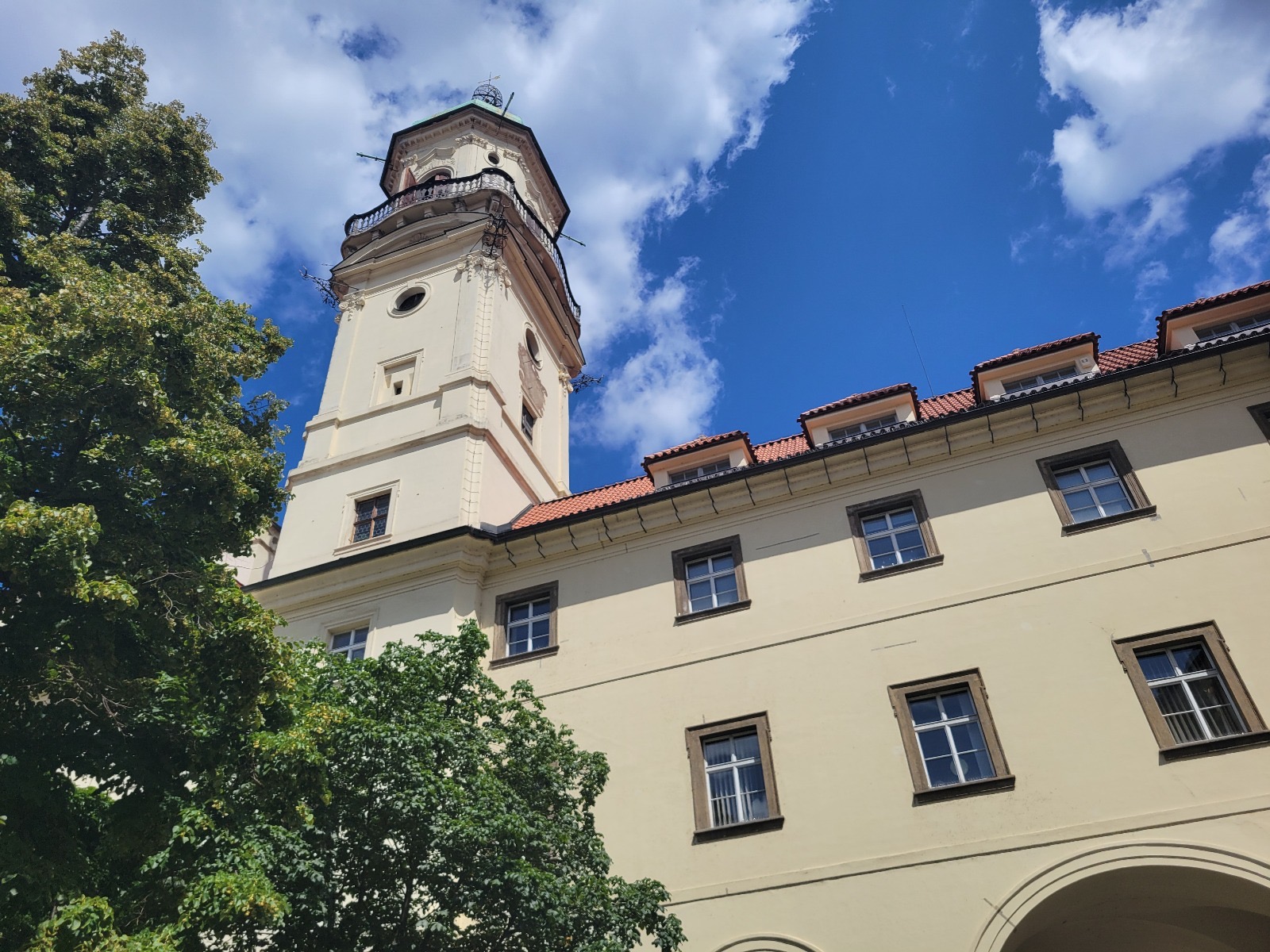 Front view of Klementinum.