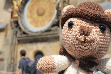 The Nightwatchbear's first stop - Astronomical Clock