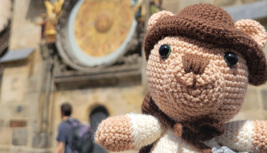 The Nightwatchbear's first stop - Astronomical Clock