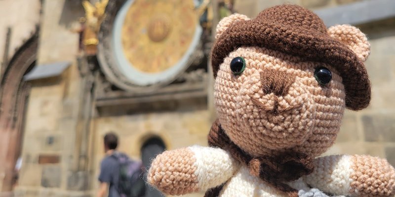 The Nightwatchbear's first stop - Astronomical Clock
