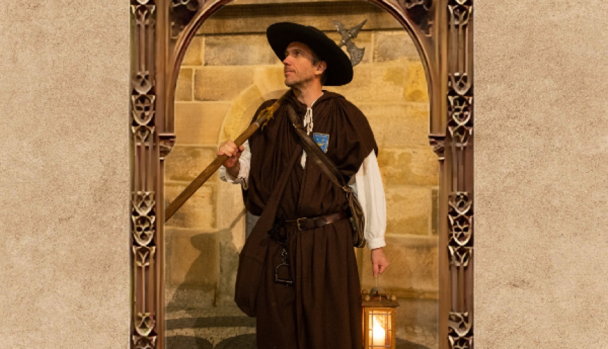 Picture of Nightwatchman David for Spotlight in the dark
